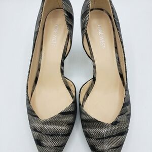 Nine West Black and Tan Women's Shoes